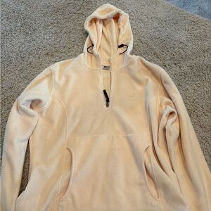 The North Face Men's Tan Zip-Up Hooded Sweater